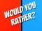 Igra Would You Rather? spletu