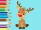 Igra Coloring Book: Cute Christmas Reindeer spletu