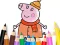 Igra Coloring Book: Mommy Pig Winter spletu