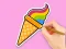 Igra Coloring Book: Rainbow Ice Cream spletu