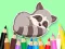 Igra Coloring Book: Baby Raccoon spletu