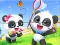 Igra Jigsaw Puzzle: Baby Panda Spring Outing spletu