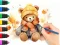 Igra Coloring Book: Autumn Bear spletu