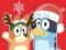 Igra Jigsaw Puzzle: Bluey Christmas Gift spletu