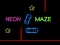 Igra Neon Car Maze spletu