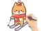 Igra Coloring Book: Skiing Puppy spletu