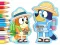Igra Coloring Book: Bluey Camping spletu