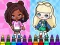 Igra Coloring Book: Aha World Sporty Girl spletu