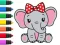 Igra Coloring Book: Elephant spletu