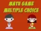 Igra Math Game Multiple Choice spletu