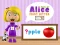 Igra World of Alice First Letter spletu