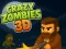 Igra Crazy Zombies 3D spletu