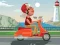Igra City Scooter Ride Coloring spletu