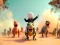 Igra Stickman: Dinosaur arena spletu