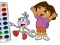 Igra Dora The Explorer Coloring Book spletu