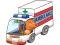 Igra Cartoon Ambulance Puzzle spletu