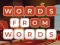 Igra Words from Words spletu