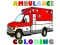 Igra Ambulance Trucks Coloring Pages spletu