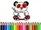 Igra Back To School: Panda Coloring spletu