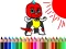 Igra Back To School: Mask Boy Coloring spletu