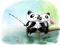 Igra Pandas Slide spletu