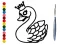 Igra Back To School: Swan Coloring Book spletu