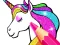 Igra Unicorn Coloring Book Glitter spletu