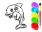 Igra Dolphin Coloring Book spletu