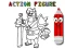 Igra Back To School: Action Figure Coloring spletu
