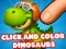 Igra Click And Colors Dinosaurs spletu