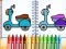 Igra Cute Bike Coloring Book spletu