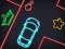 Igra Neon Car Puzzle spletu