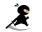 Igra Ninja Run spletu