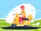 Igra City Scooter Rides Jigsaw spletu