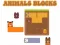 Igra Animals Blocks spletu