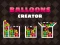 Igra Balloons Creator spletu