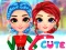 Igra Rainbow Girls Christmas Outfits spletu