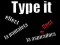 Igra Type it spletu