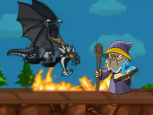 Igra Dragon vs Mage spletu