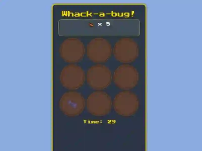 Igra Whack A Bug Challenge spletu