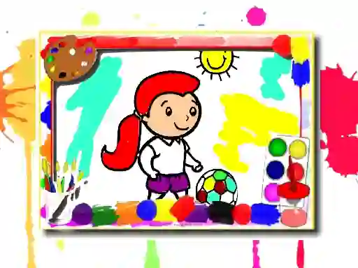 Igra Football Coloring Book spletu