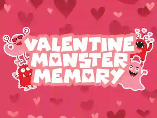 Igra Valentine Monster Memory spletu