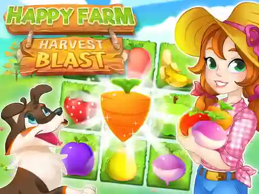 Igra Happy Farm Harvest Blast spletu