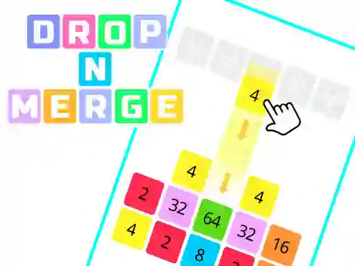 Igra Drop N Merge Blocks spletu