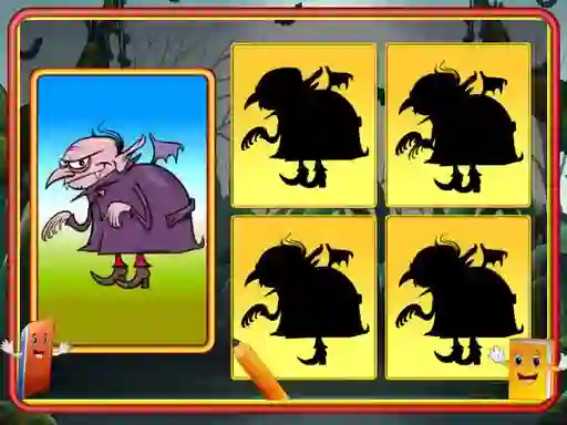 Igra Shadow Match Halloween spletu