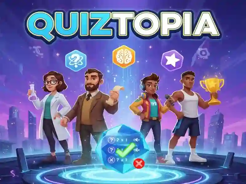 Igra Quiztopia spletu