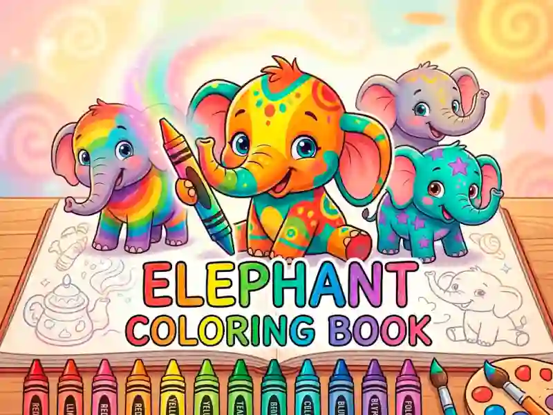 Igra Elephant Coloring Book spletu