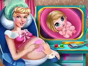 Igra Cinderella Pregnant Check-Up spletu