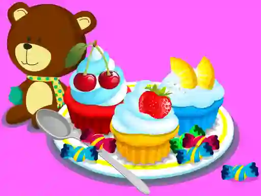 Igra Cooking Colorful Cupcakes spletu