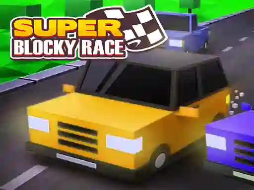 Igra Super Blocky Race spletu